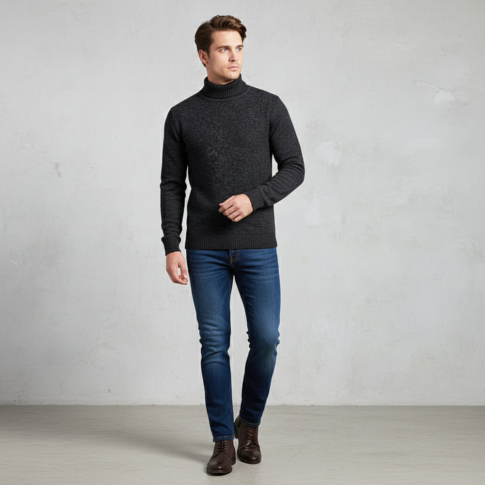 Weicher Herren Pullover Rollkragen | Slim Fit | Herbst/Winter