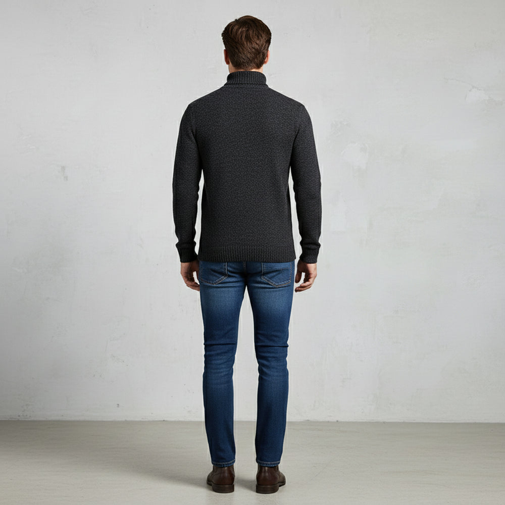 Weicher Herren Pullover Rollkragen | Slim Fit | Herbst/Winter