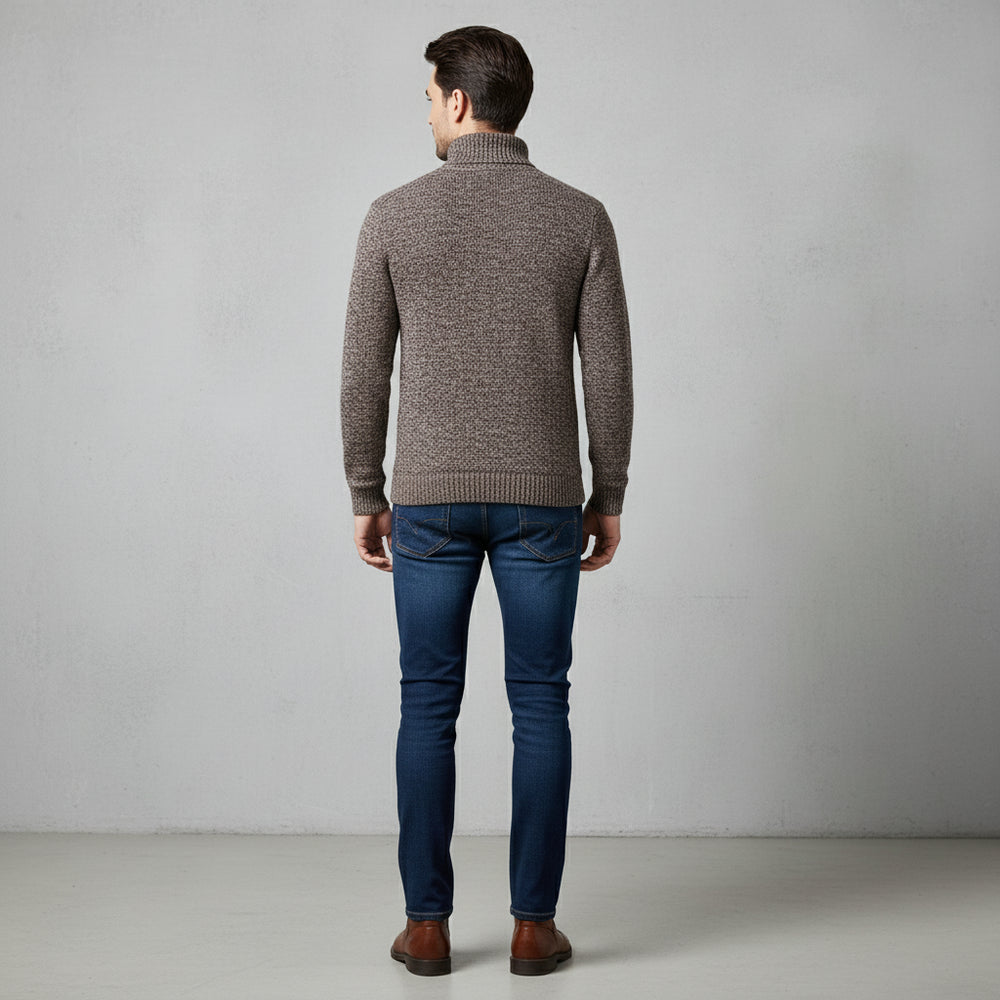 Weicher Herren Pullover Rollkragen | Slim Fit | Herbst/Winter