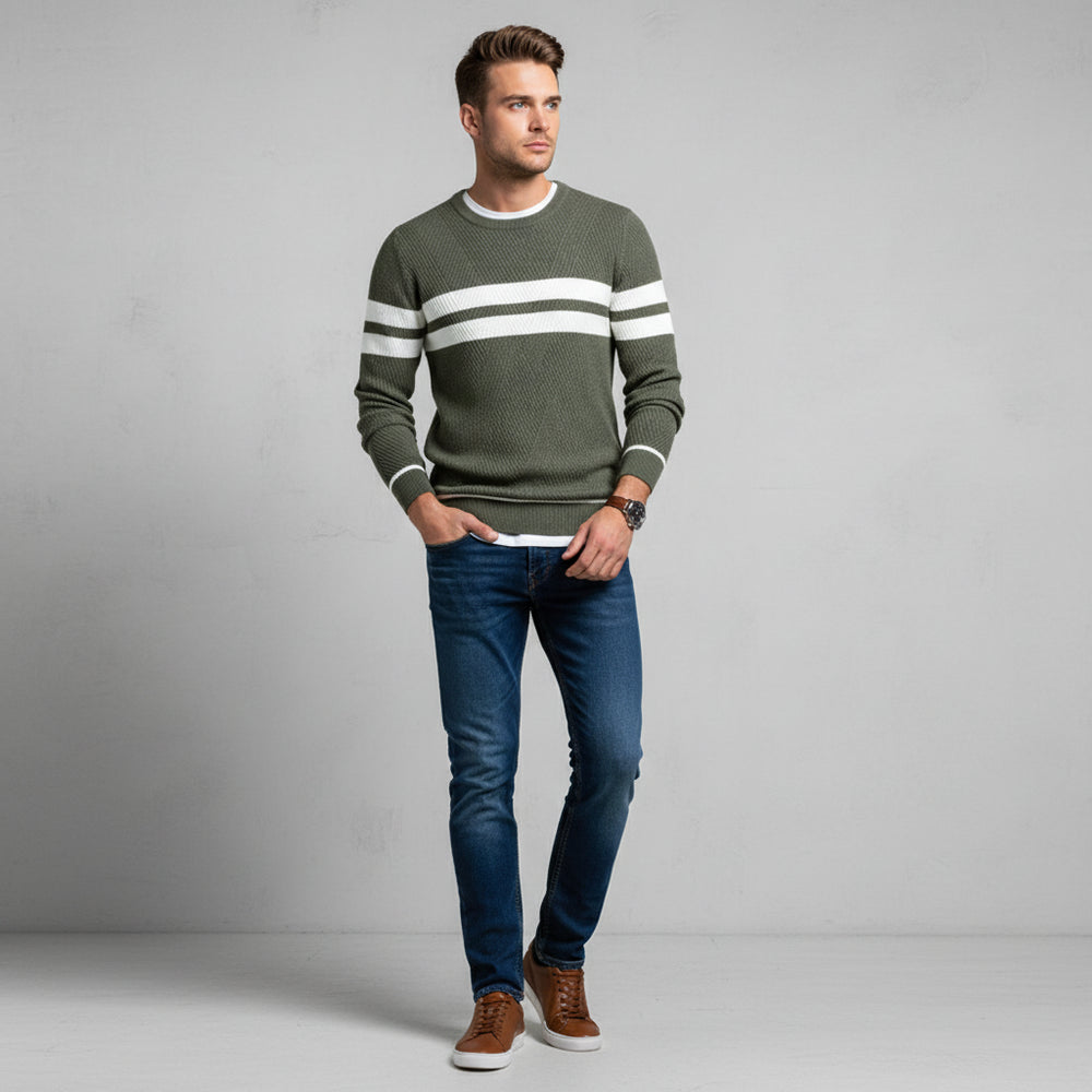 Warmer Herren Strickpullover | Winter