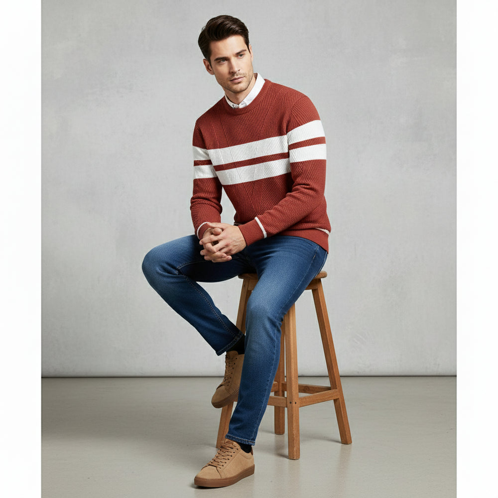 Warmer Herren Strickpullover | Winter