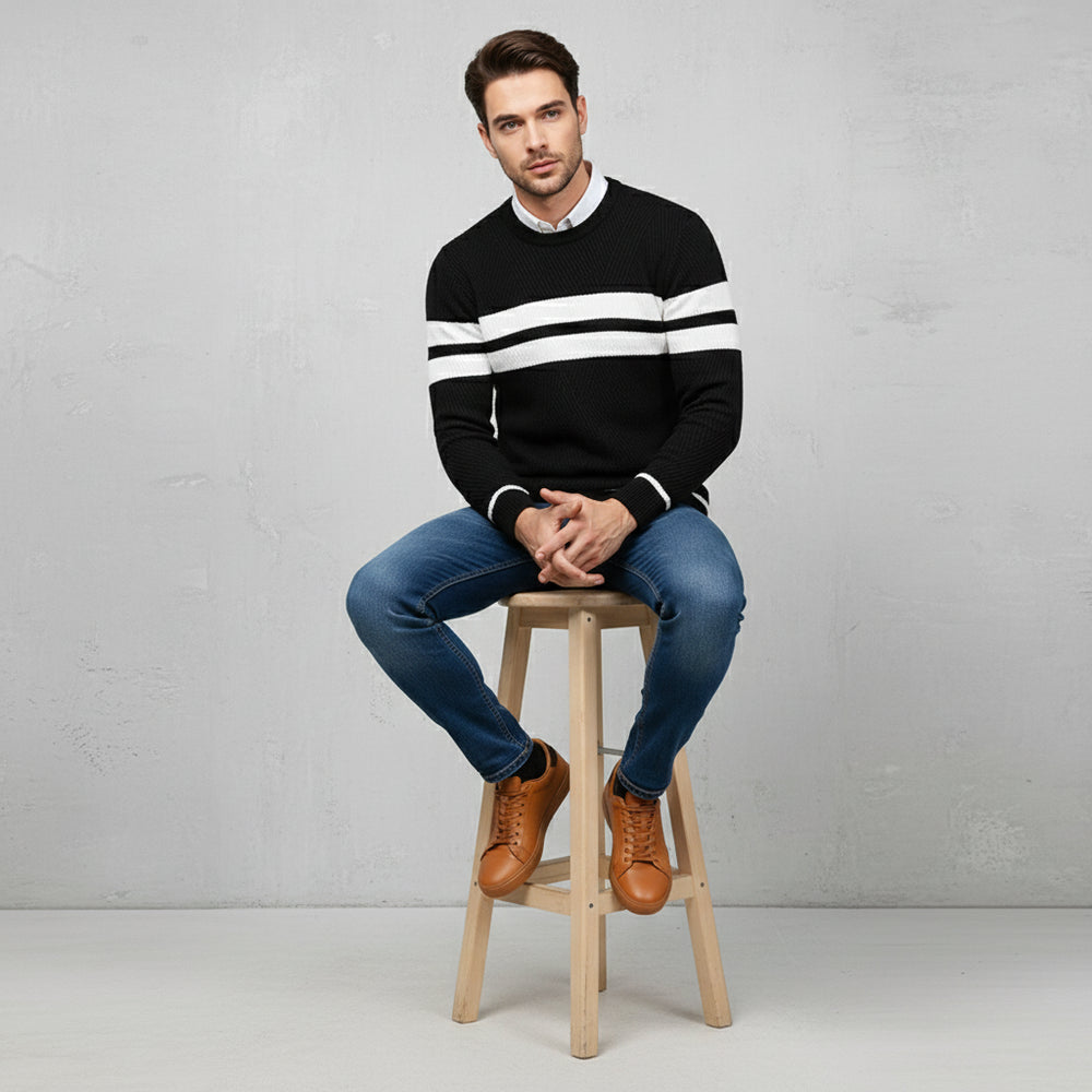 Warmer Herren Strickpullover | Winter