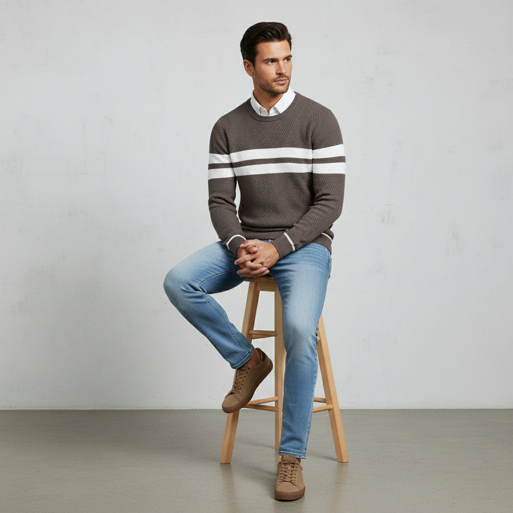 Warmer Herren Strickpullover | Winter