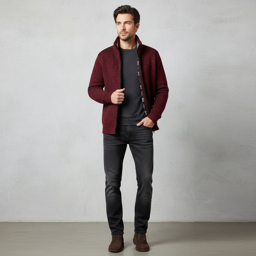Lässige Herren Strickjacke | Warm Herbst/Winter