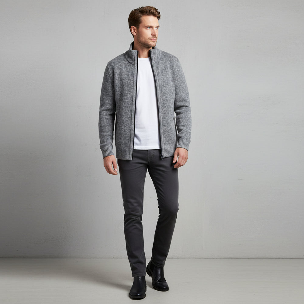 Lässige Herren Strickjacke | Warm Herbst/Winter