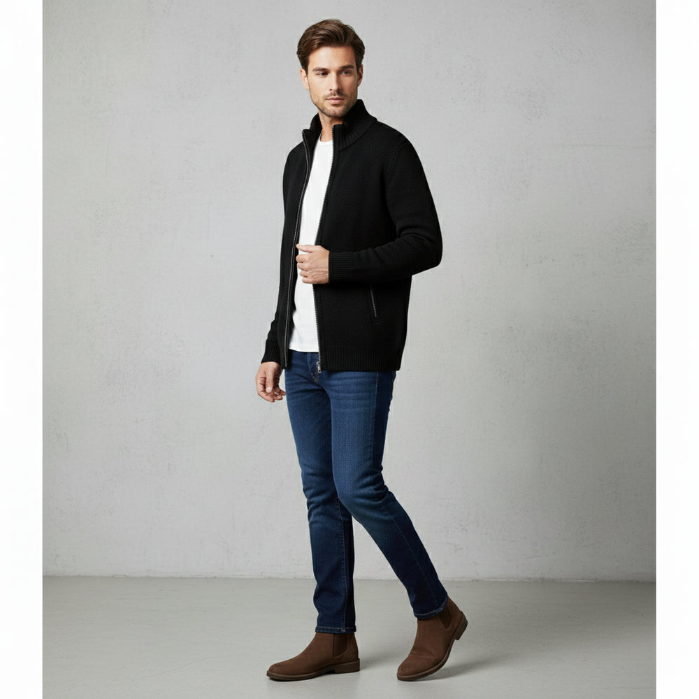 Lässige Herren Strickjacke | Warm Herbst/Winter