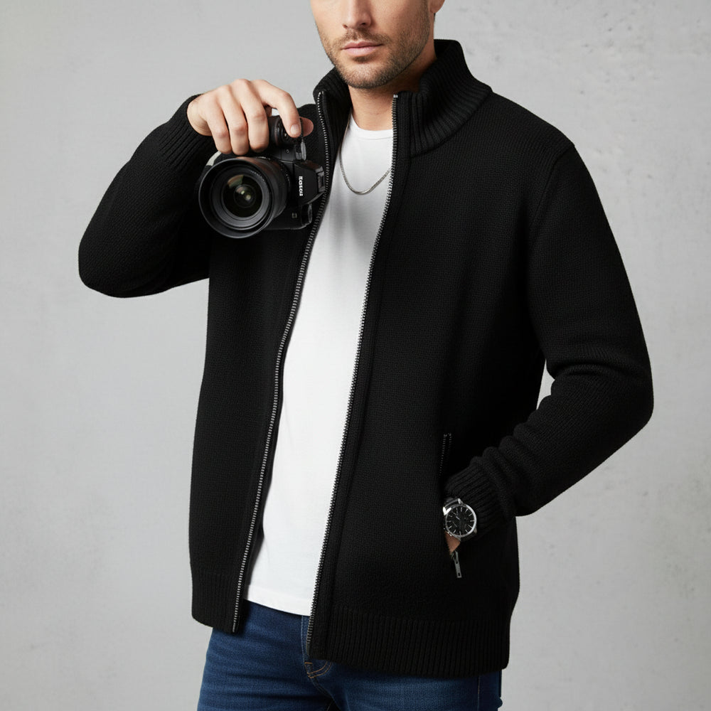 Lässige Herren Strickjacke | Warm Herbst/Winter