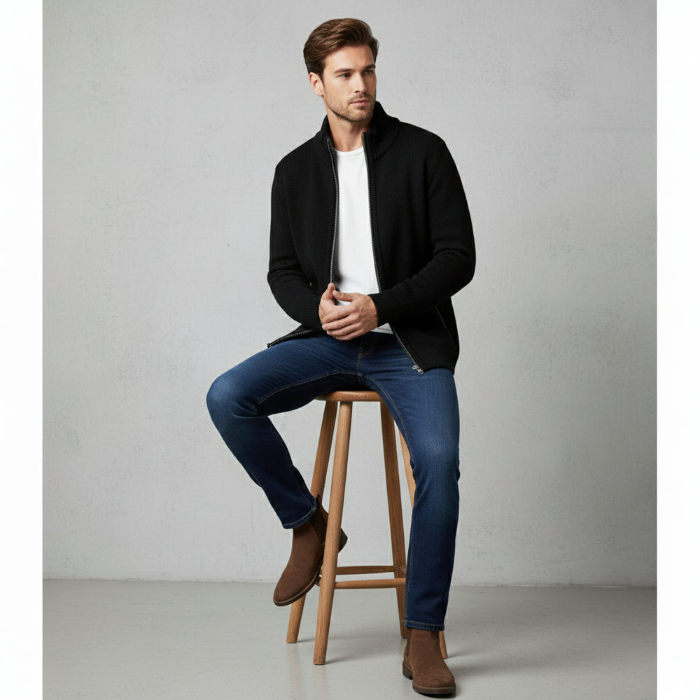 Lässige Herren Strickjacke | Warm Herbst/Winter