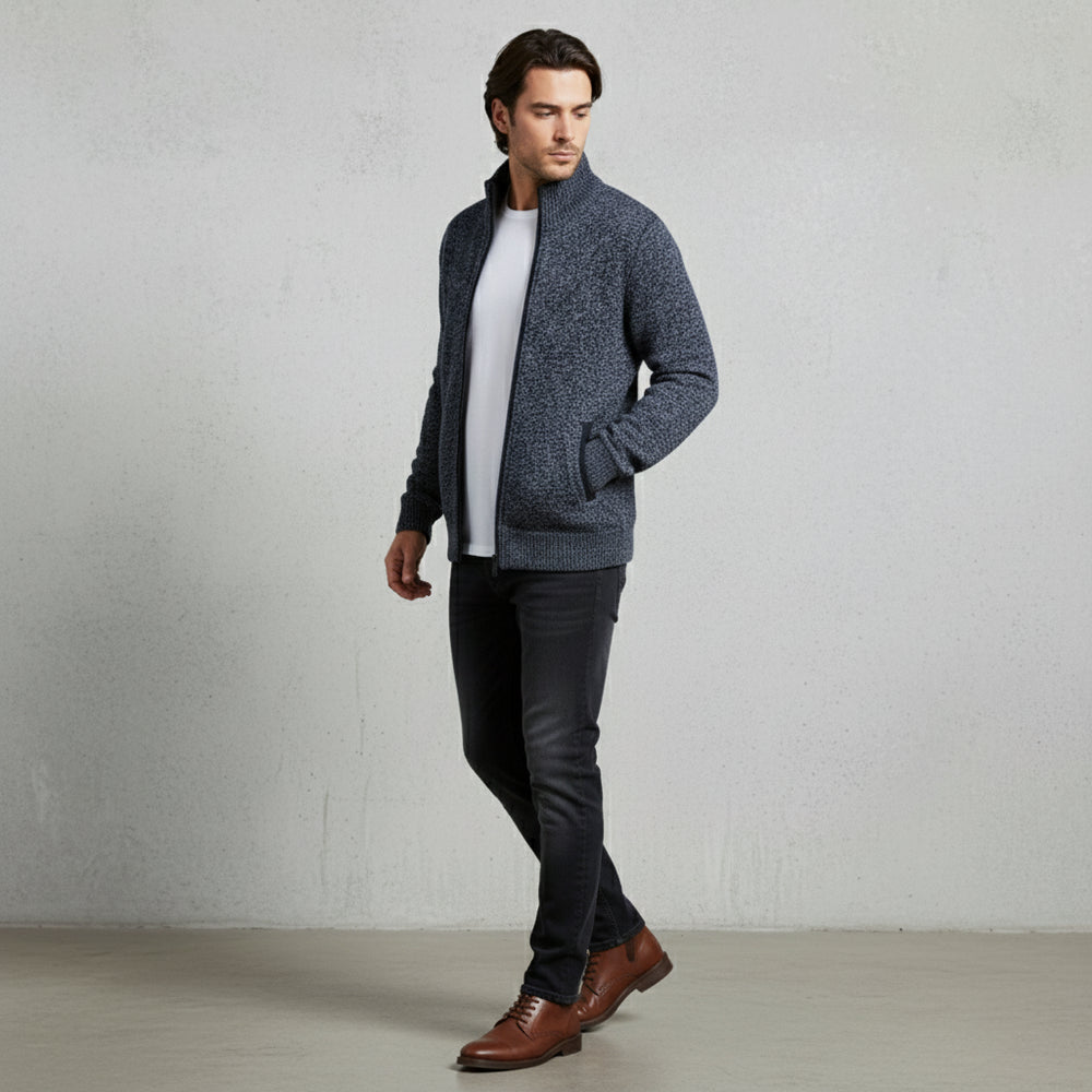 Lässige Herren Strickjacke | Warm Herbst/Winter