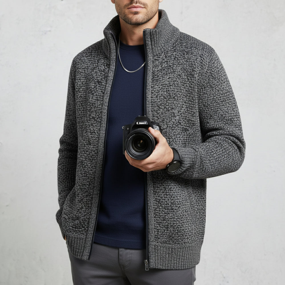 Lässige Herren Strickjacke | Warm Herbst/Winter