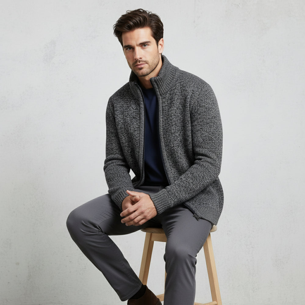 Lässige Herren Strickjacke | Warm Herbst/Winter