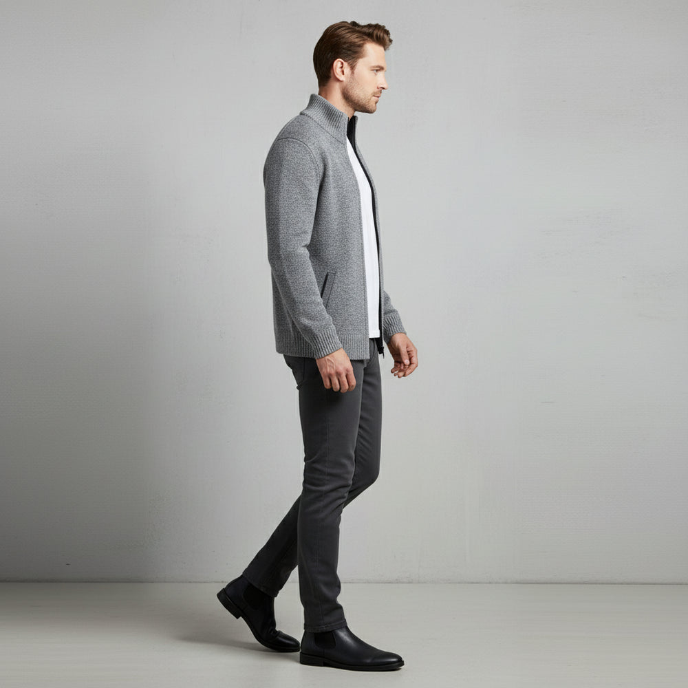 Lässige Herren Strickjacke | Warm Herbst/Winter