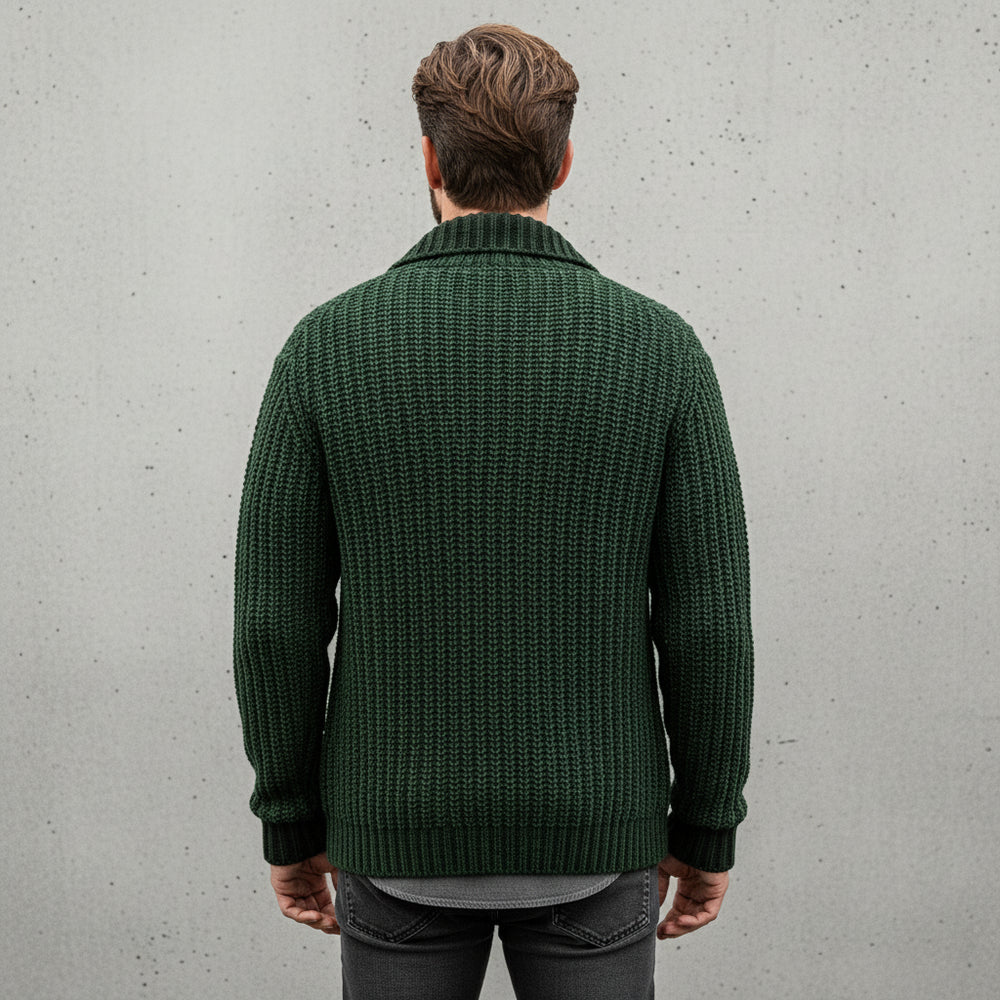 Warme Herren Strickjacke Slim Fit | Winter