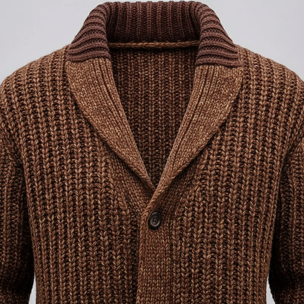 Warme Herren Strickjacke Slim Fit | Winter