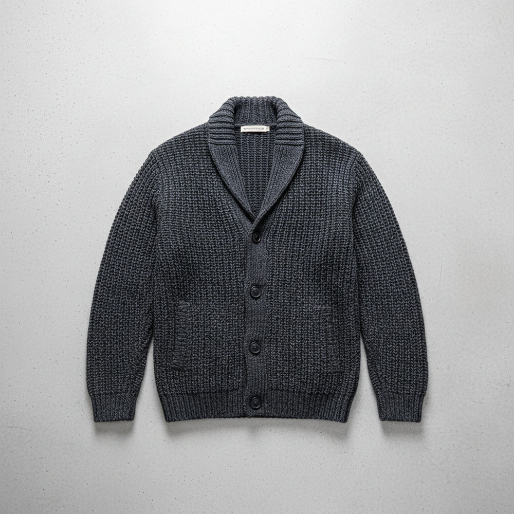 Warme Herren Strickjacke Slim Fit | Winter