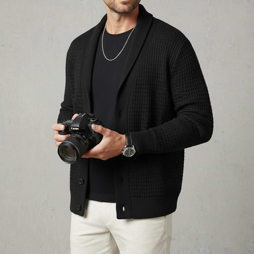 Lässiger Herren Strickcardigan | Herbst Winter