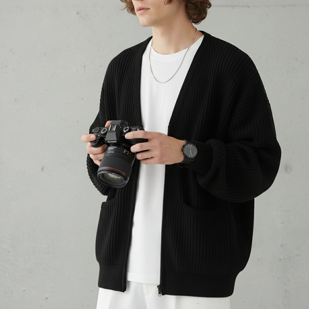 Lockerer Herren Pullover | Strick | Winter