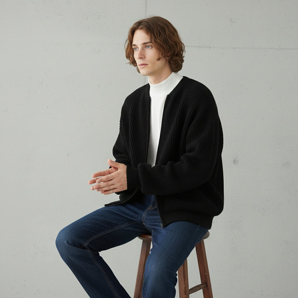 Lockerer Herren Pullover | Strick | Winter