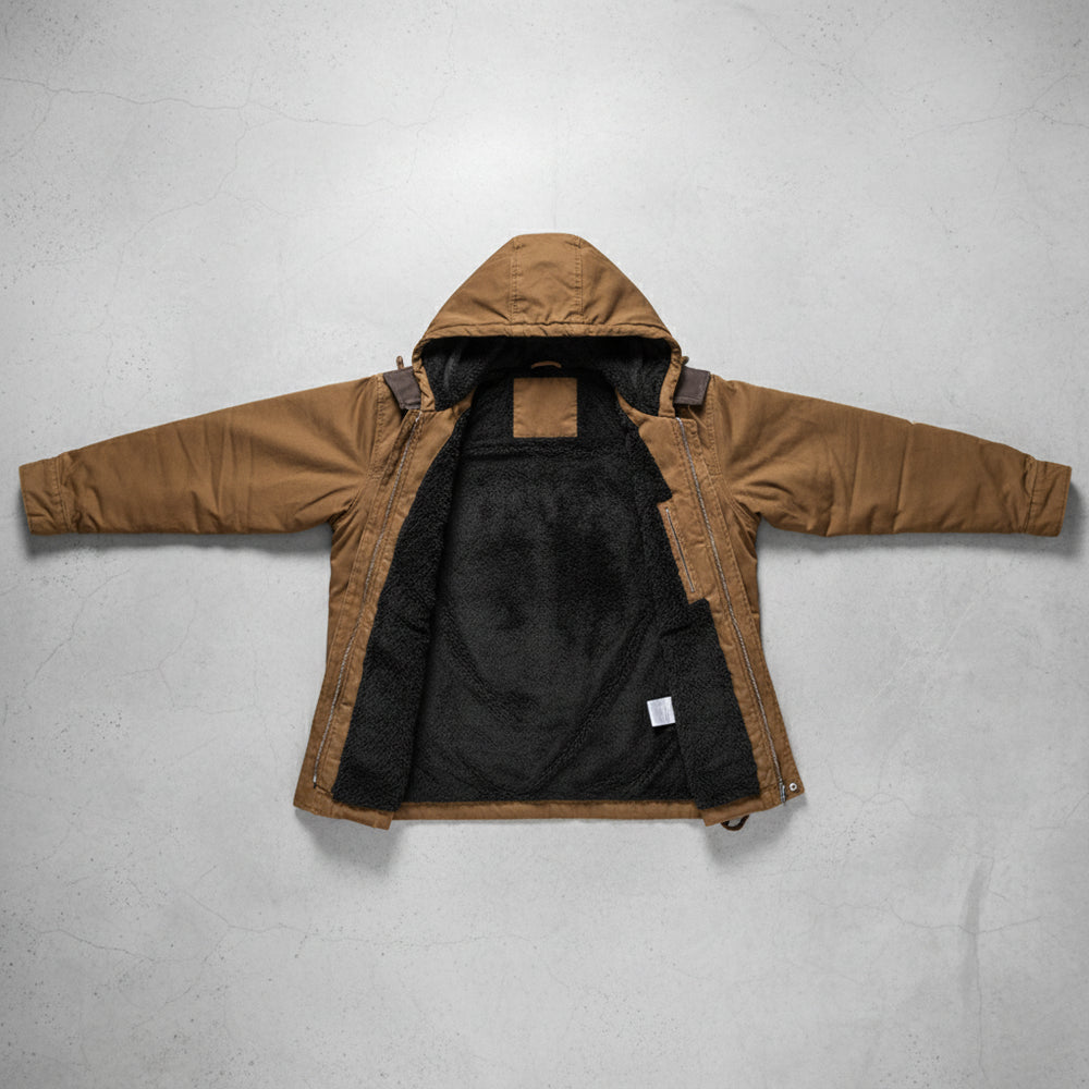 Lässige Herren Übergangsjacke | Kapuze