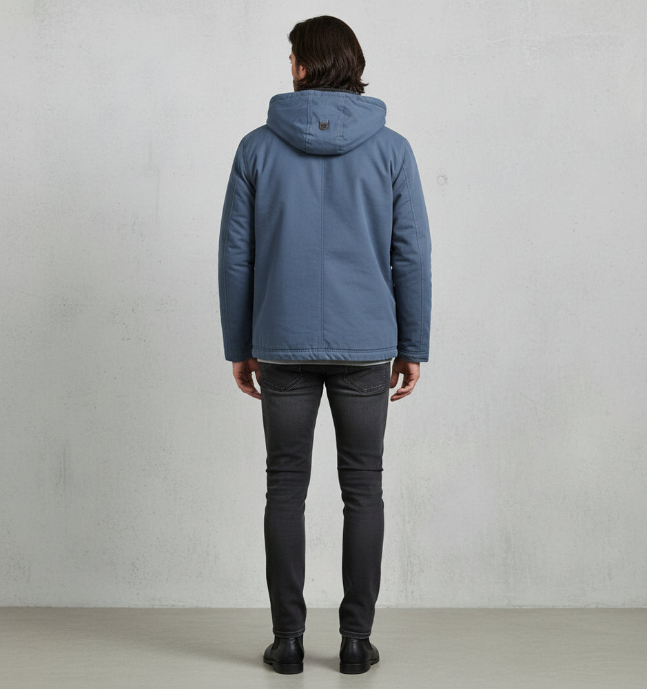 Lässige Herren Übergangsjacke | Kapuze