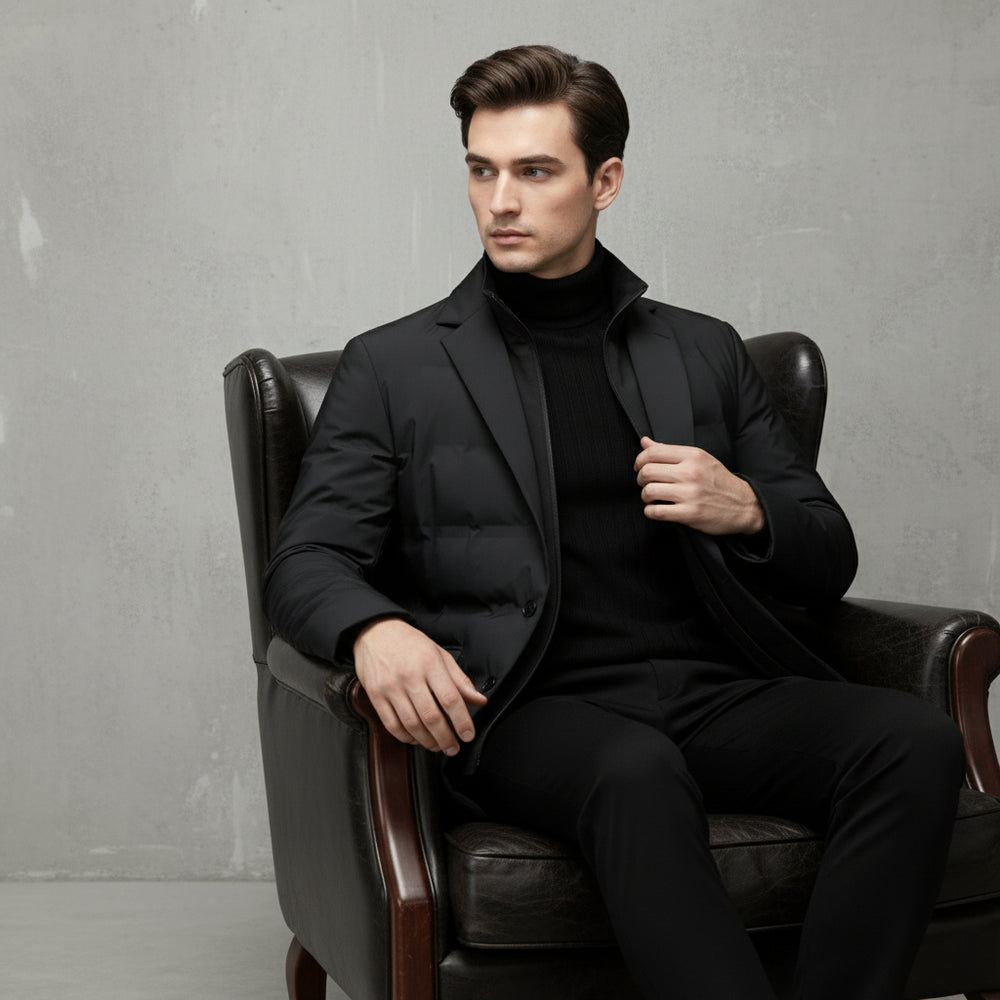 Warmes Herren Sakko im Lagenlook | Business