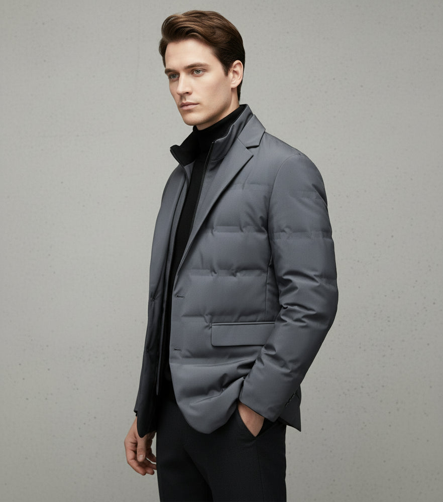 Warmes Herren Sakko im Lagenlook | Business