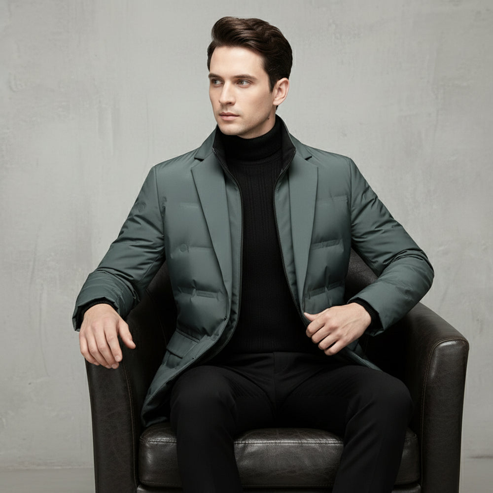 Warmes Herren Sakko im Lagenlook | Business