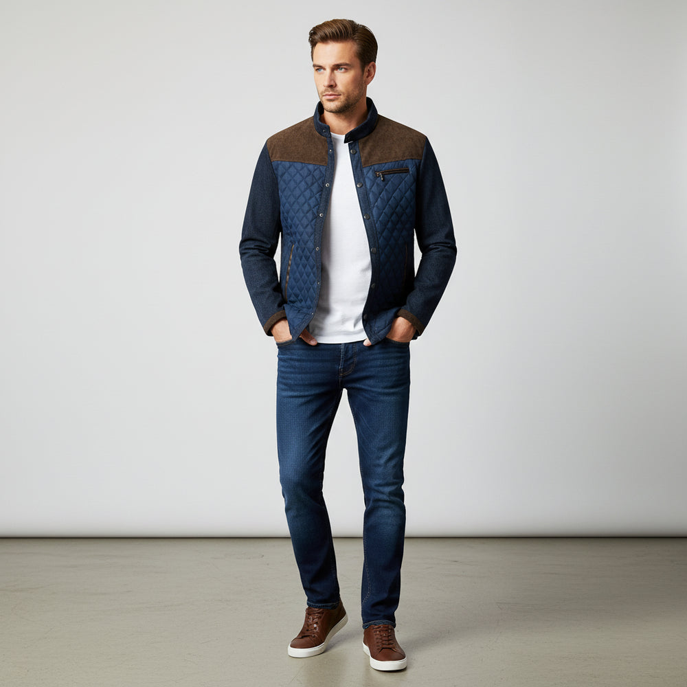 Lässiger Herren Windbreaker | Slim Fit | Herbst