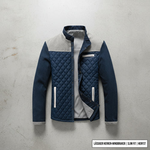 Lässiger Herren Windbreaker | Slim Fit | Herbst