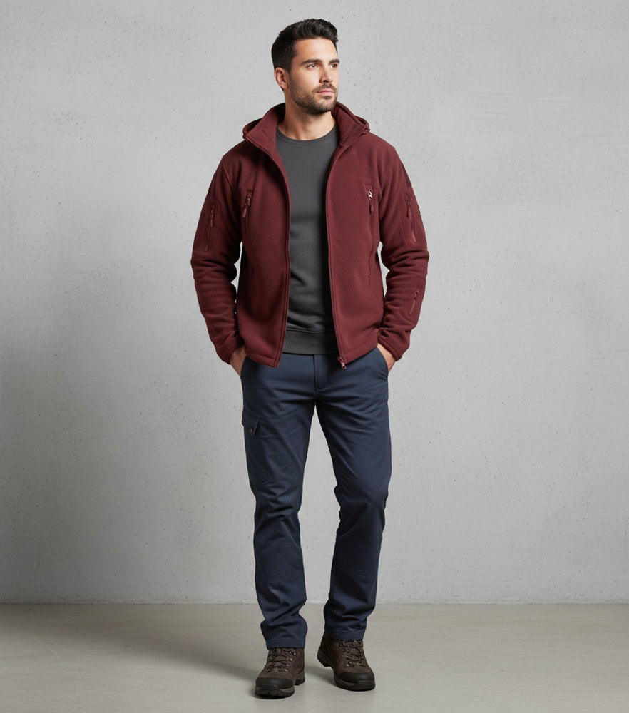 Warme Herren Fleecejacke | Winter | Outdoor