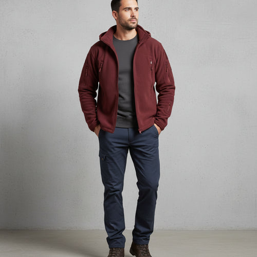 Warme Herren Fleecejacke | Winter | Outdoor