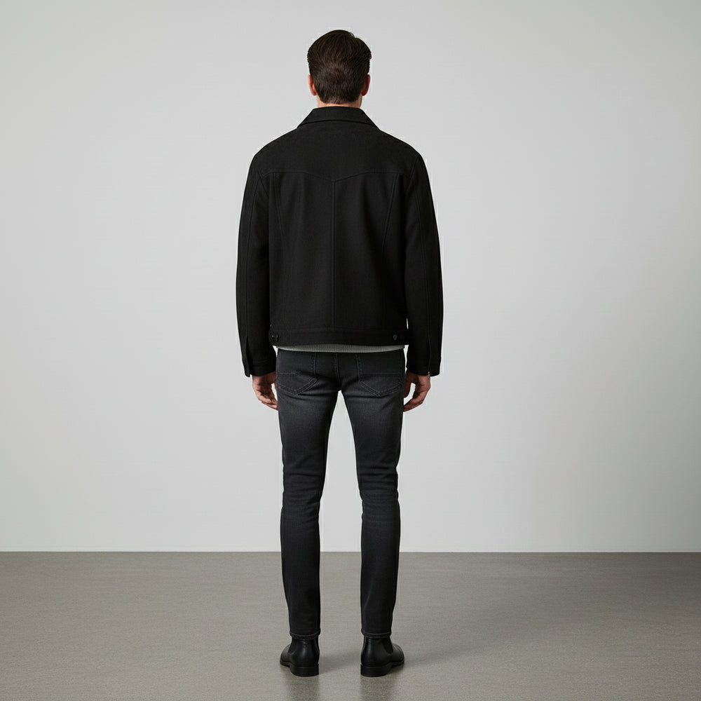 Lässige Herren Wildlederjacke | Herbst Winter