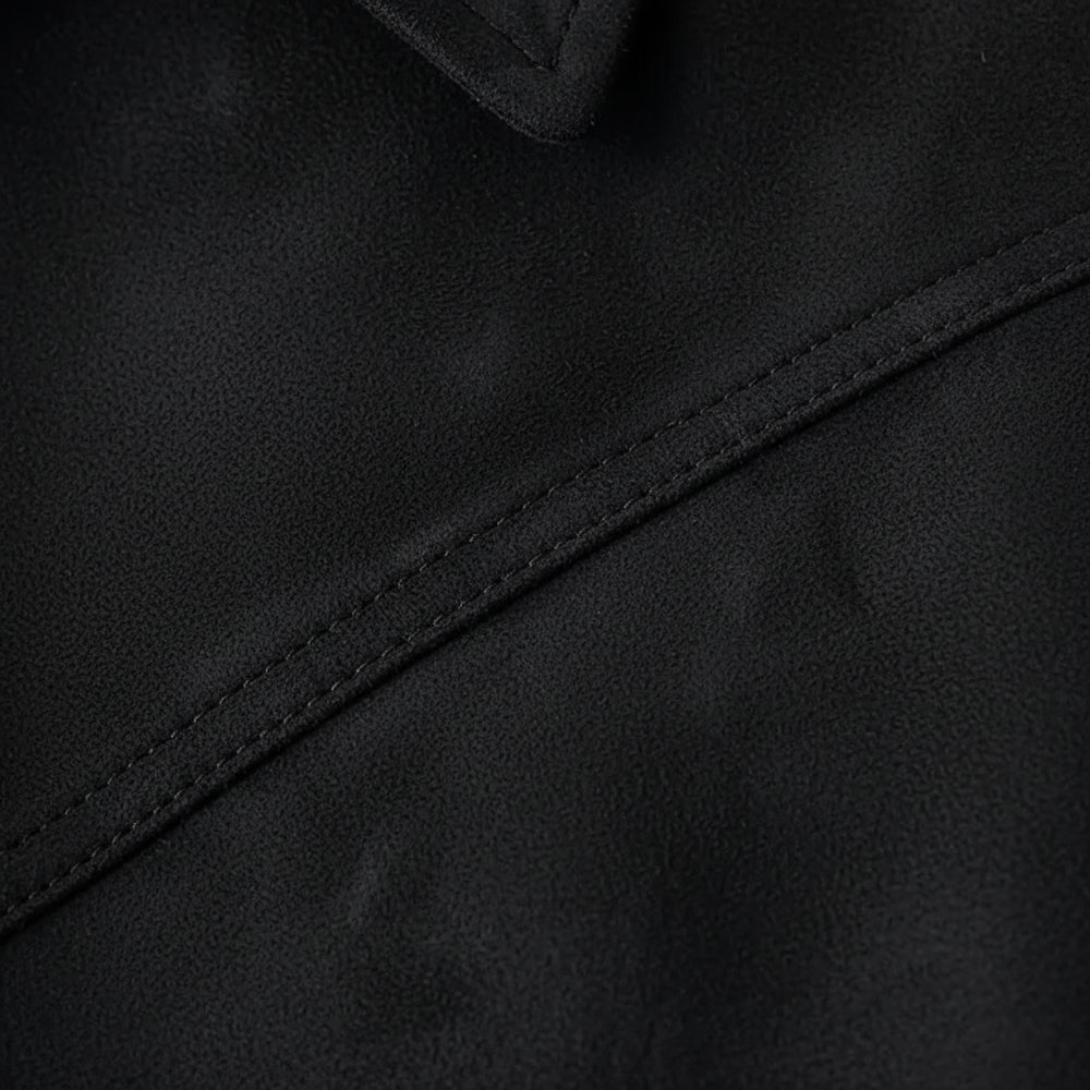 Lässige Herren Wildlederjacke | Herbst Winter