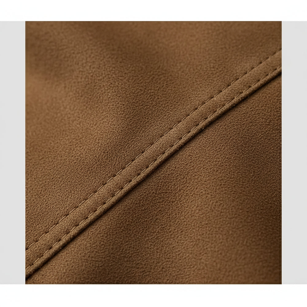 Lässige Herren Wildlederjacke | Herbst Winter