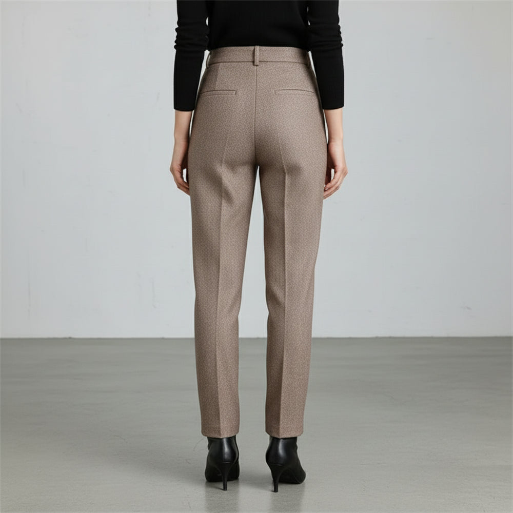 Damen Wollhose High Waist | Büro & Freizeit