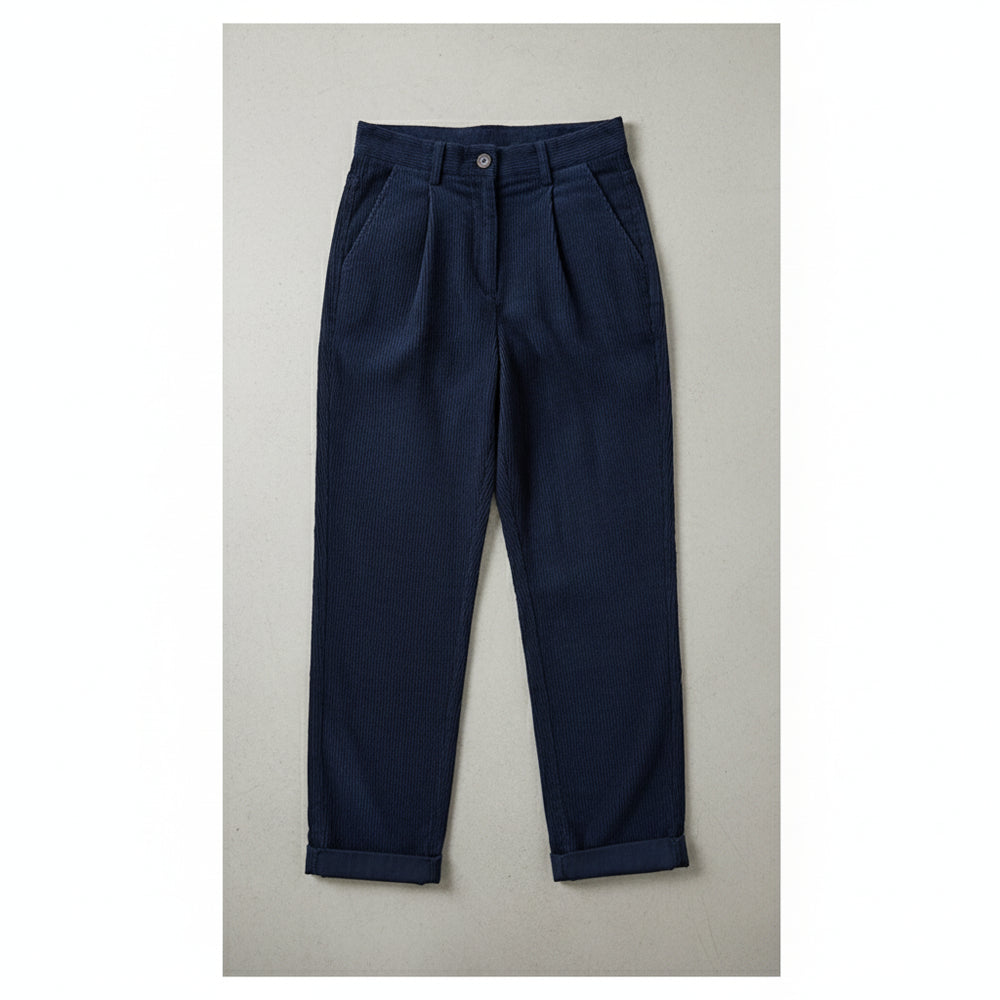 Damen Cordhose High Waist | Gerade | Herbst/Winter