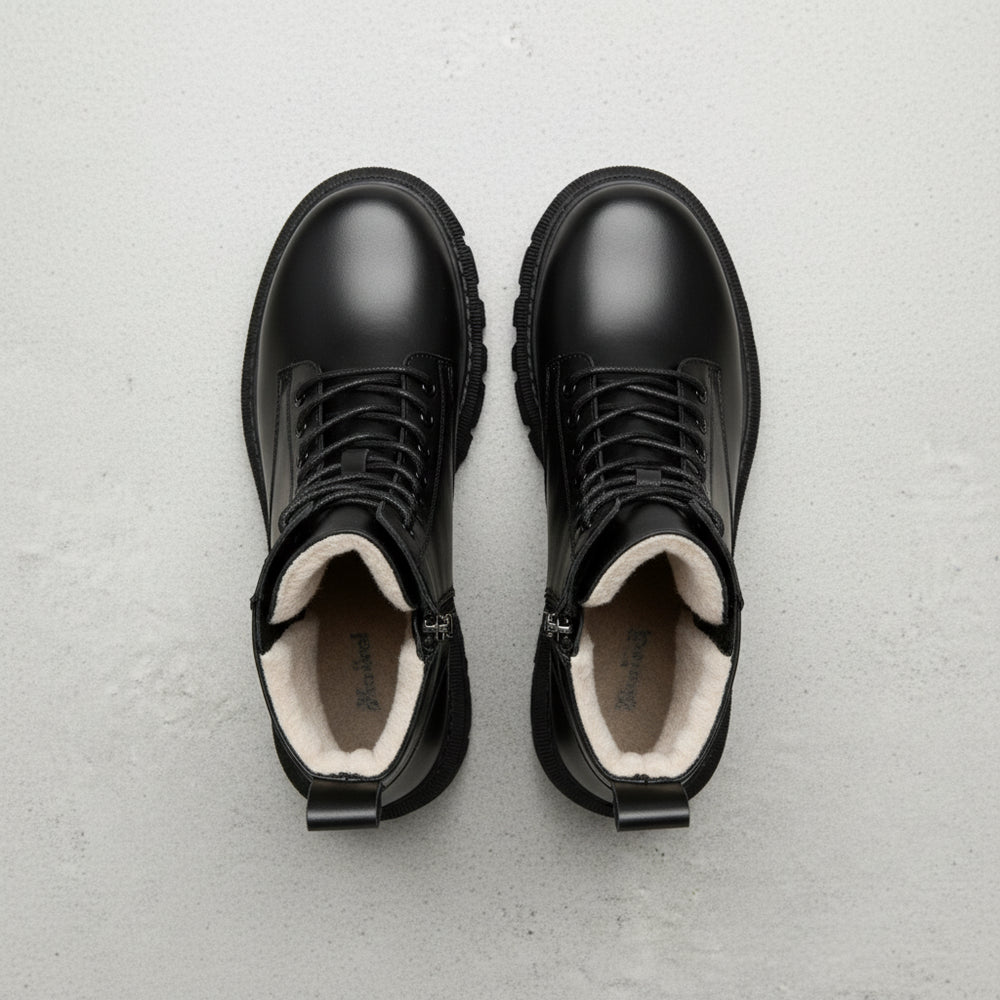 Damen Winter Stiefeletten gefüttert | Bequem