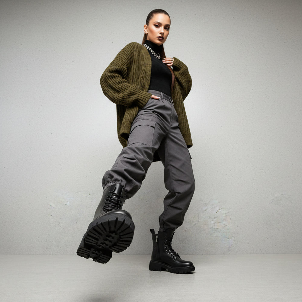 Damen Winter Stiefeletten gefüttert | Bequem