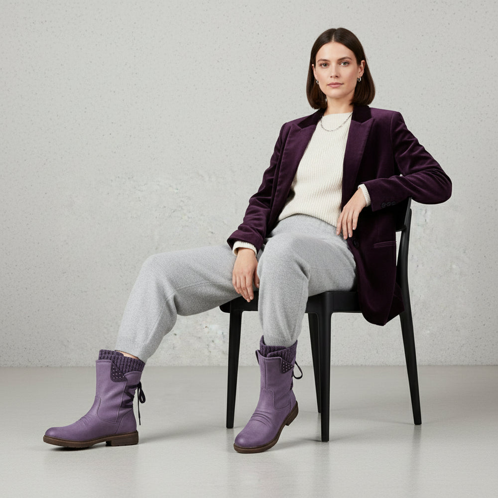 Modische Damen Winterstiefel | Warm