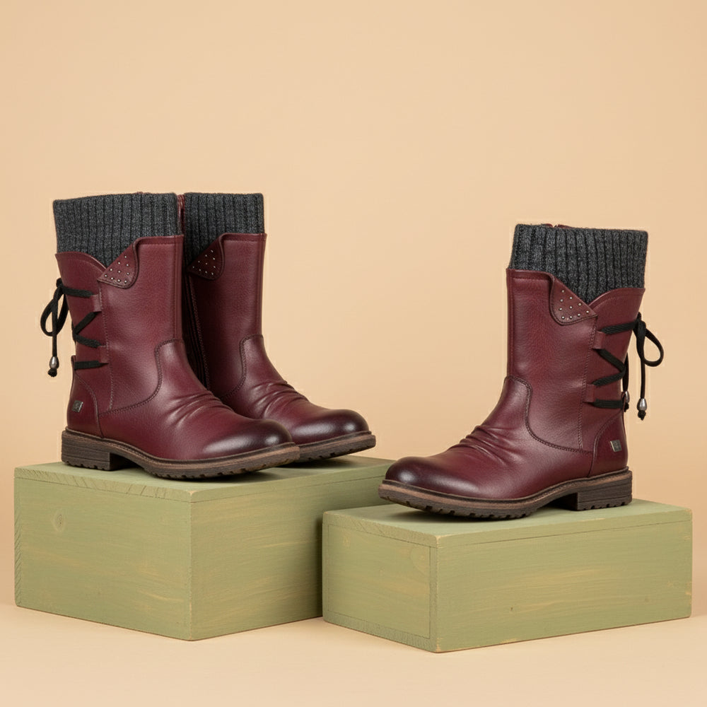 Modische Damen Winterstiefel | Warm