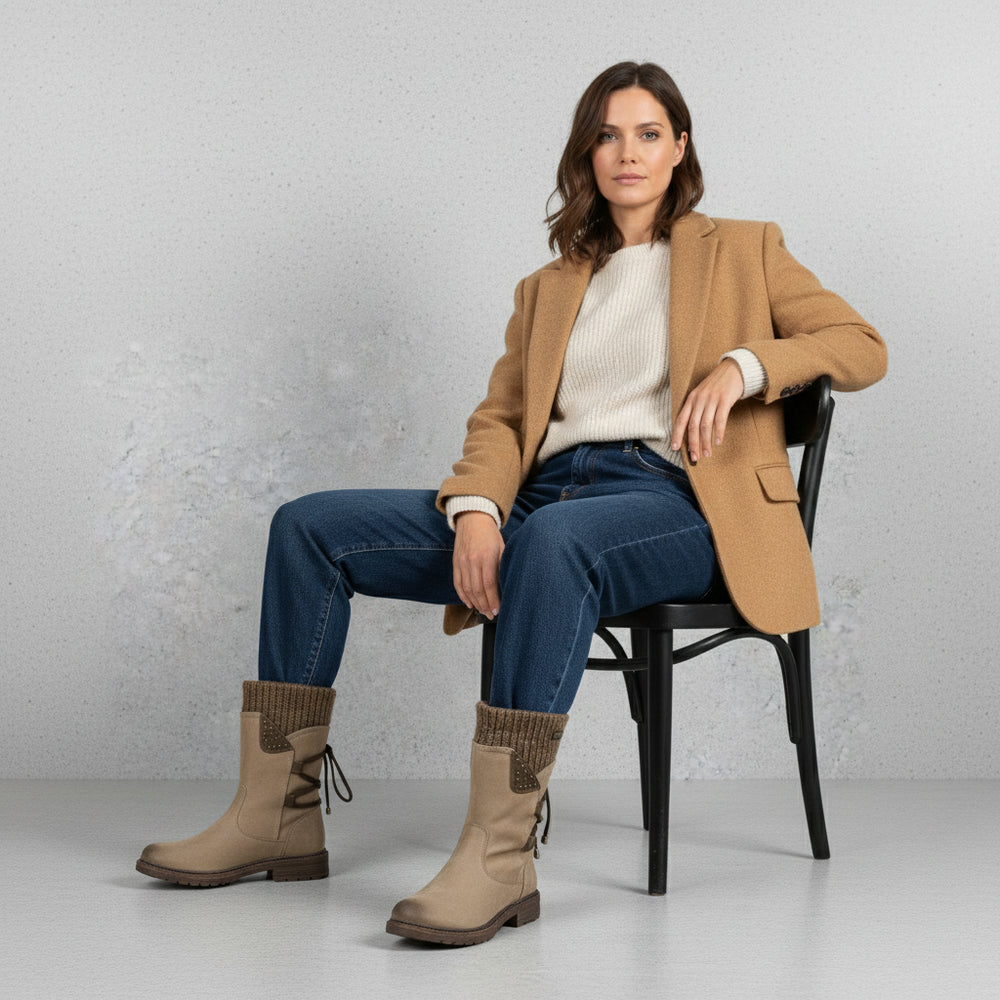 Modische Damen Winterstiefel | Warm