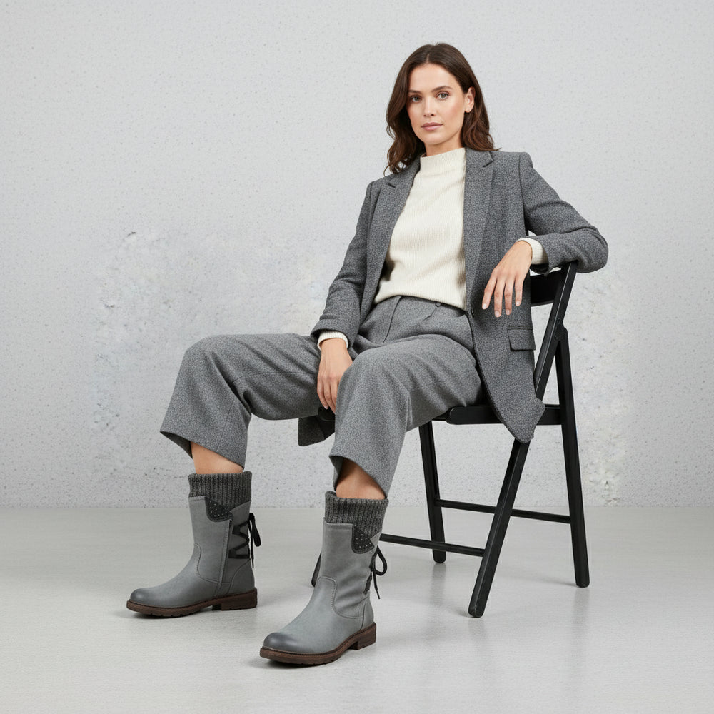 Modische Damen Winterstiefel | Warm