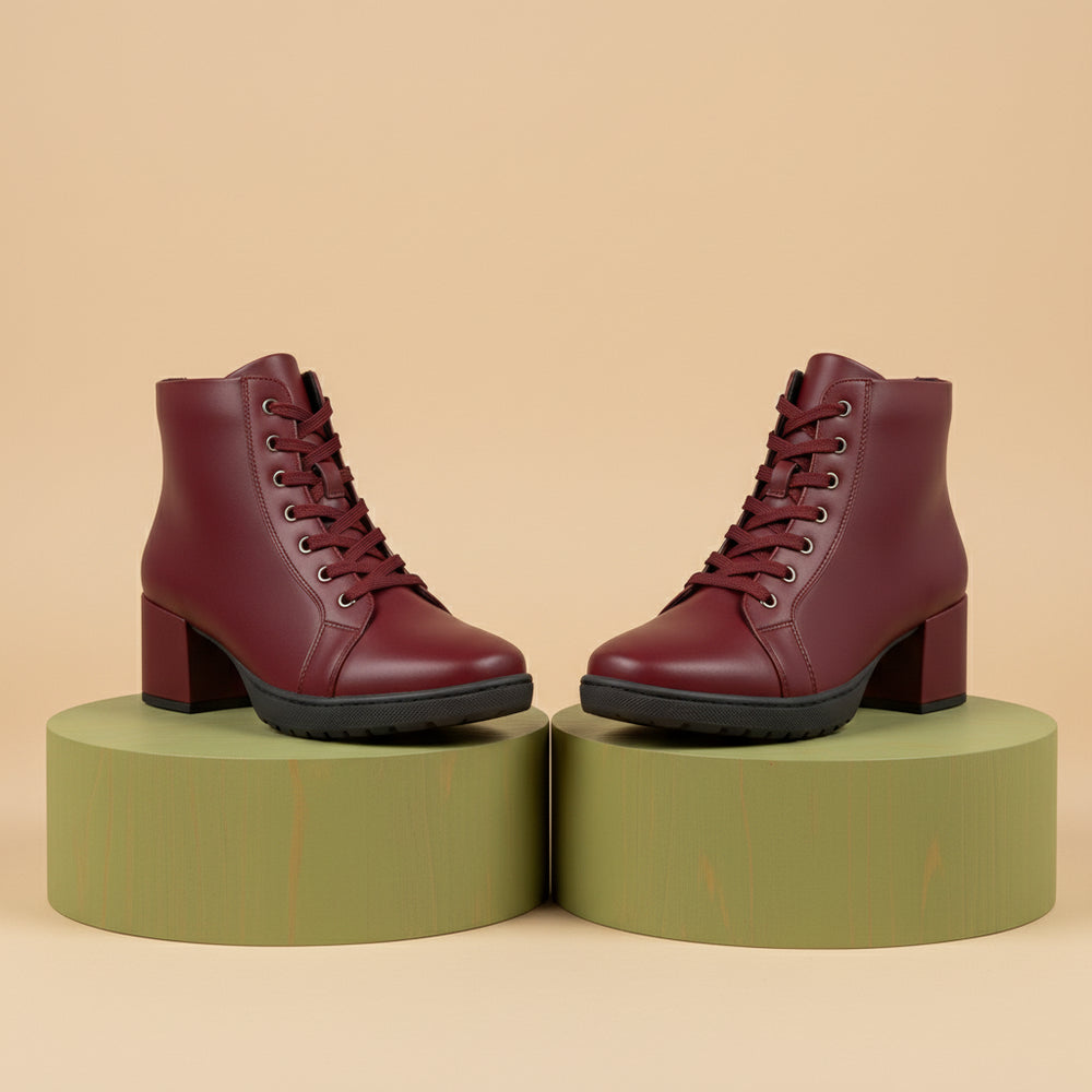 Bequeme Damen Stiefeletten | Warm | Winter