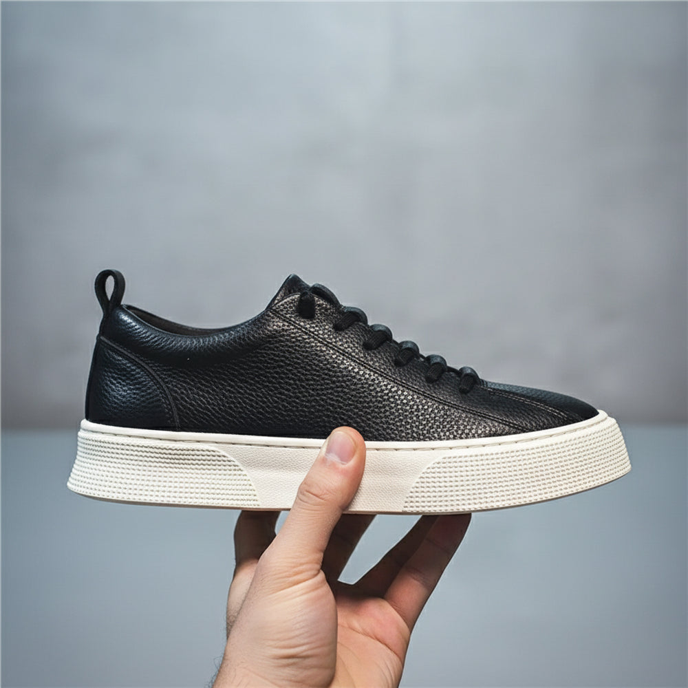 Lässige Herren Ledersneaker | Bequem