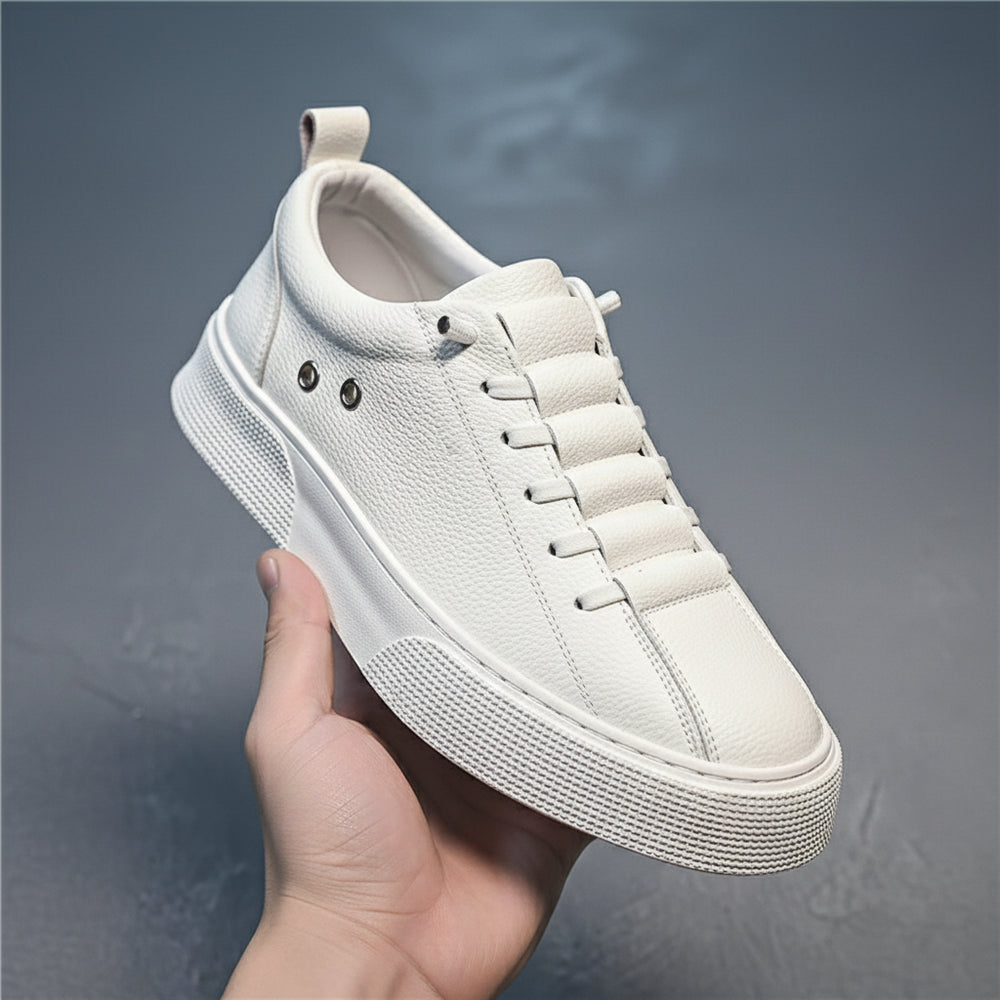 Lässige Herren Ledersneaker | Bequem