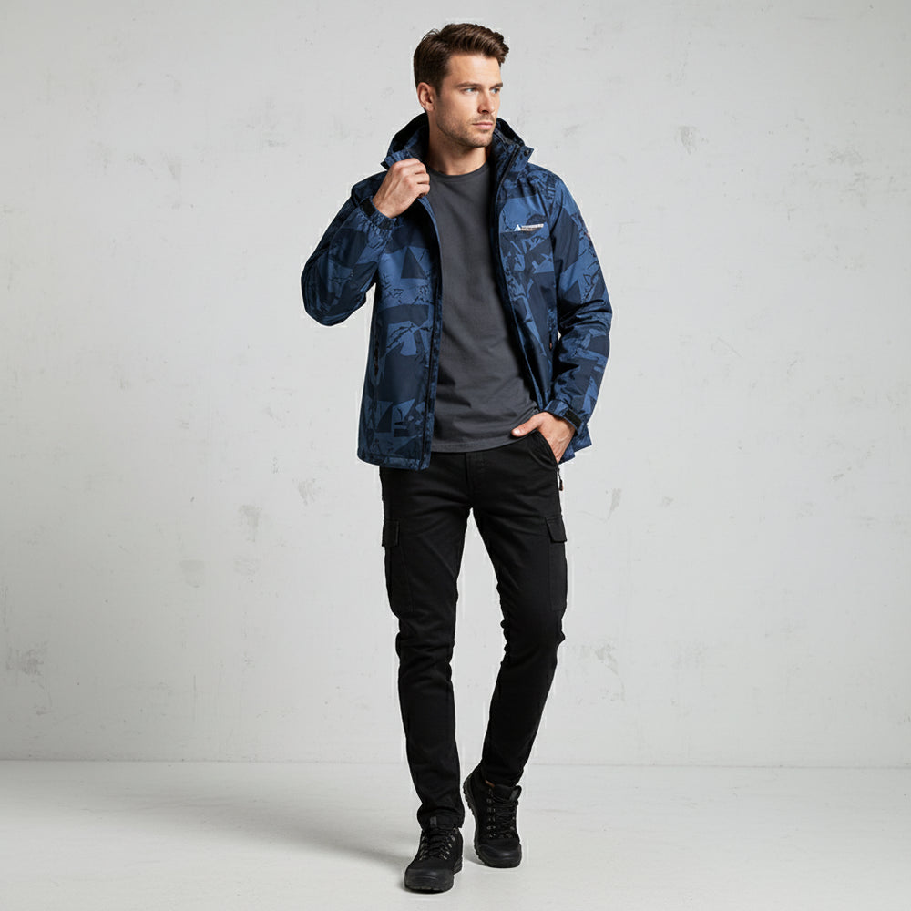 Herren Windbreaker | Wasserdicht | Kapuze