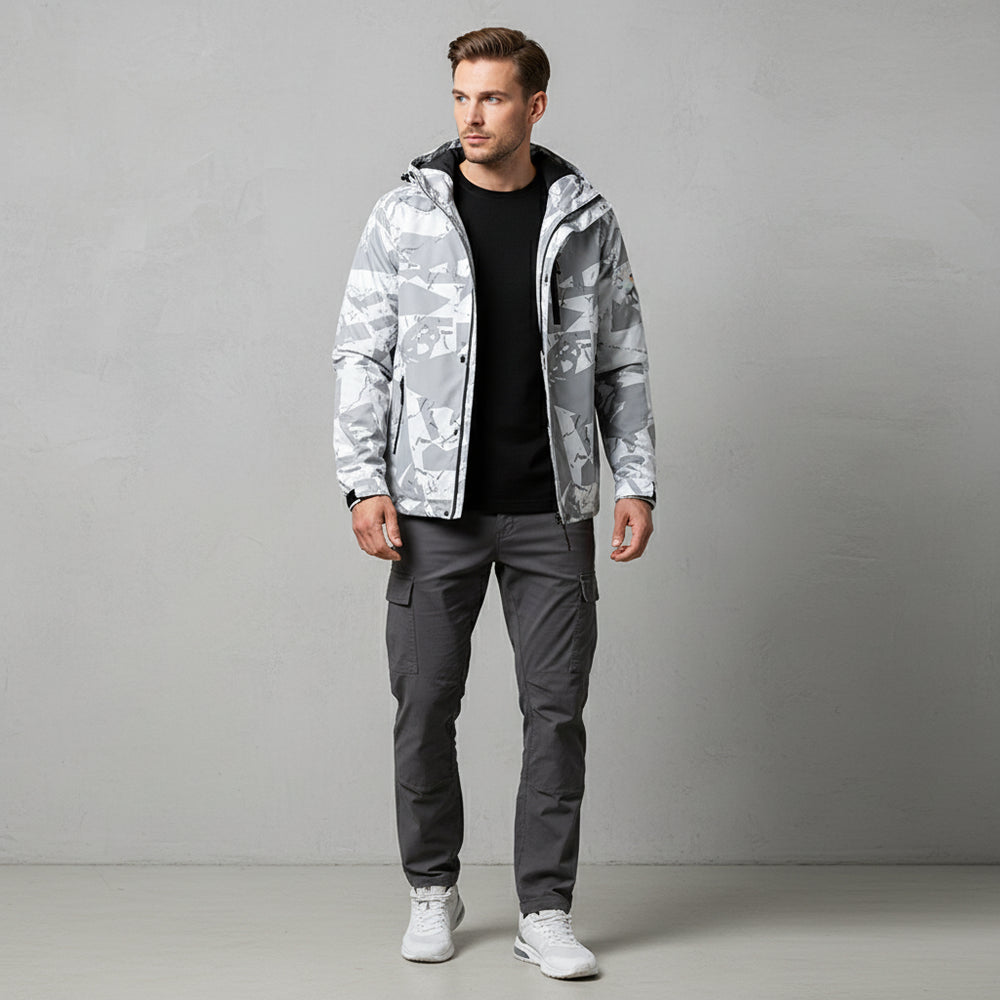Herren Windbreaker | Wasserdicht | Kapuze