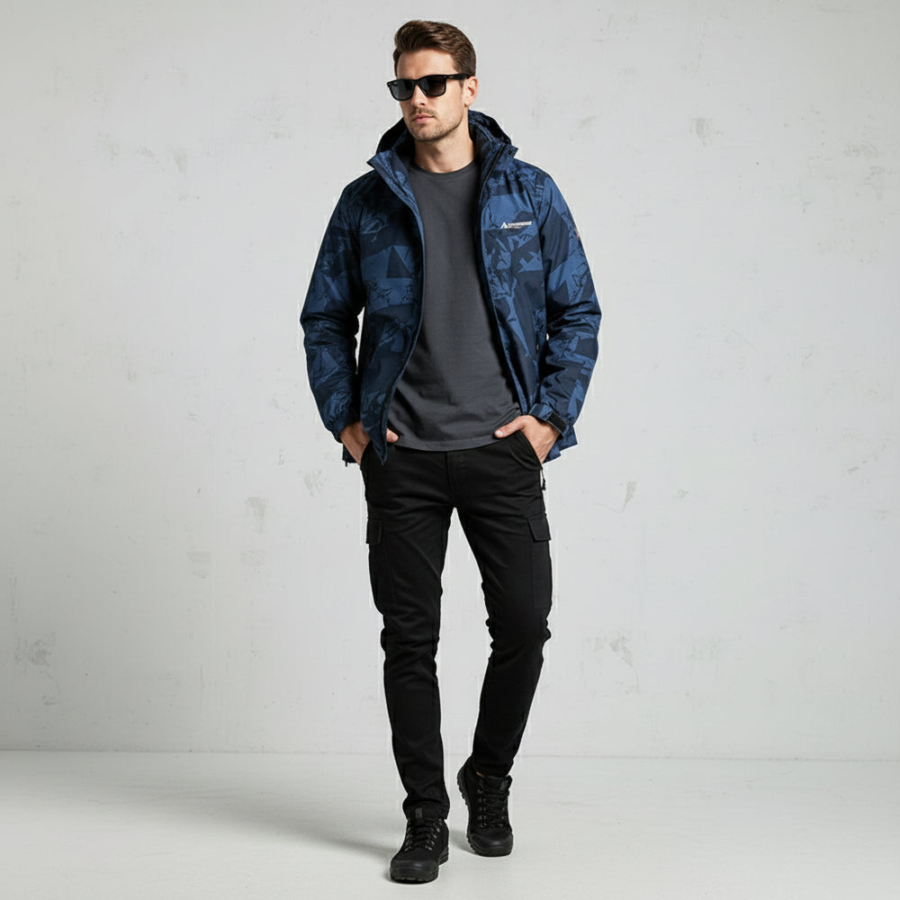 Herren Windbreaker | Wasserdicht | Kapuze