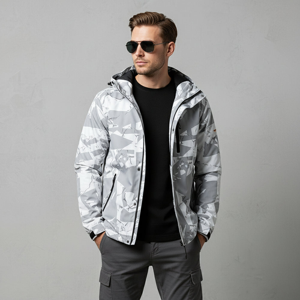 Herren Windbreaker | Wasserdicht | Kapuze