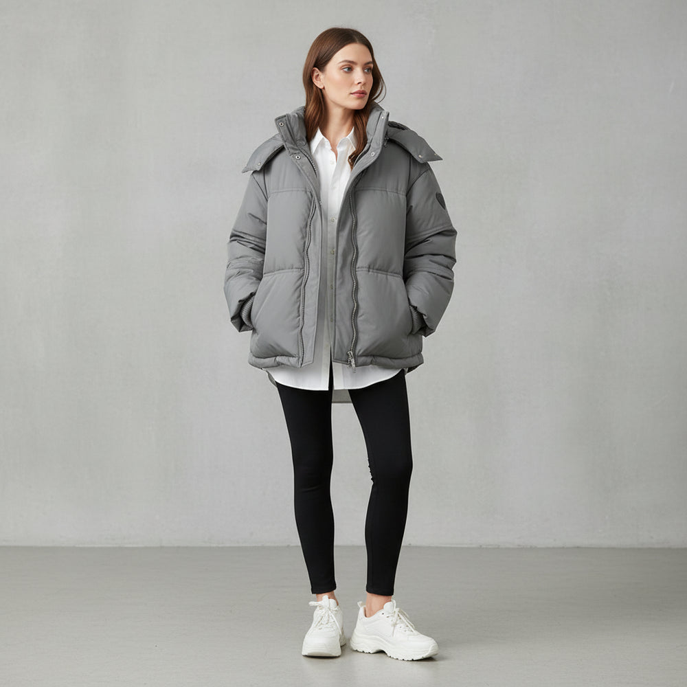 Warme Damen Steppjacke | Locker | Winter